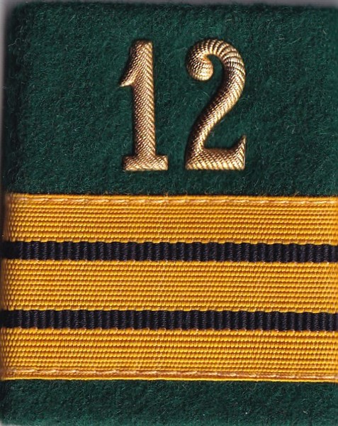 Bild von Oberst Achselschlaufen Infanterie 12 Schweizer Armee. Preis gilt für 1 Stück 